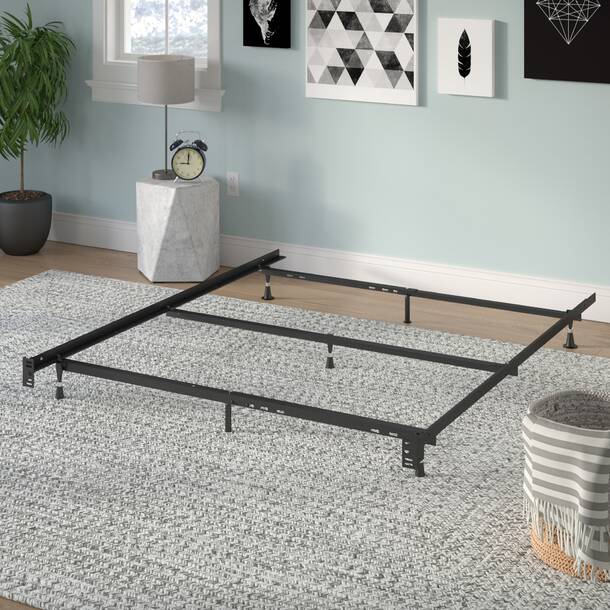 Alwyn Home Atalaya Insta-Lock Adjustable 6-Leg Bed Frame & Reviews ...